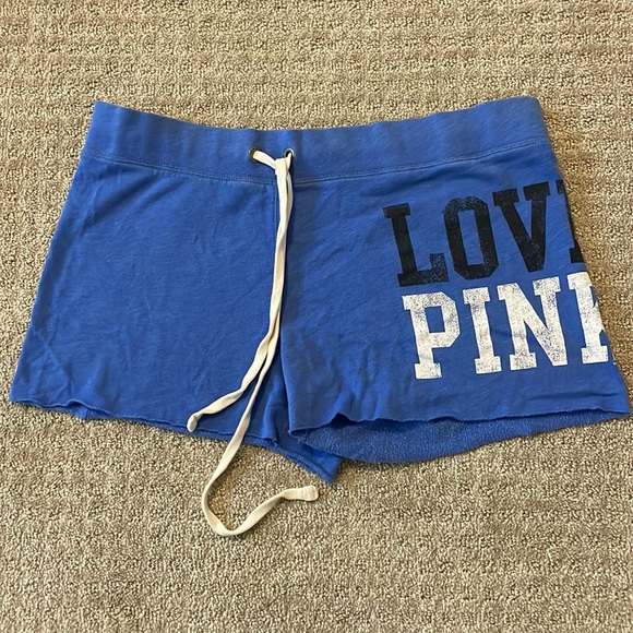 PINK Victoria's Secret Other - PINK Victorias Secret Blue Loungewear Shorts